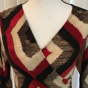 Lauren Ralph Lauren colorful top , V-neck